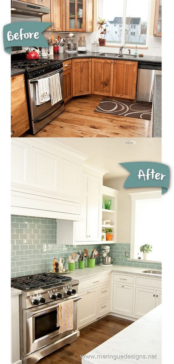 Classic White Kitchen Makeovers. 