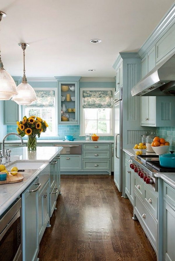 80+ Cool Kitchen Cabinet Paint Color Ideas - Noted List