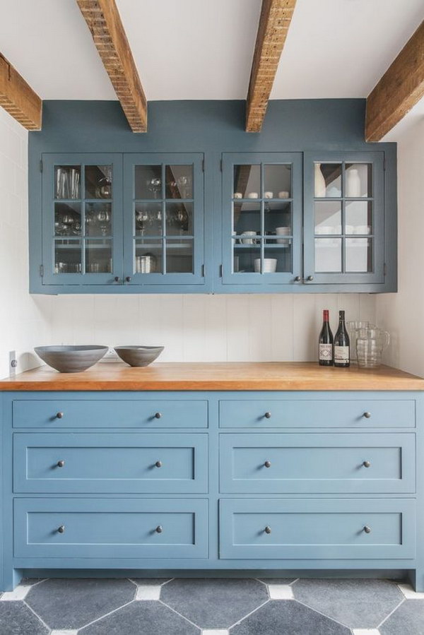 5 Gorgeous Blue Paint Colors For The Kitchen Haven