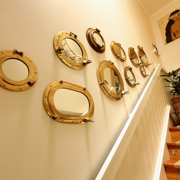 Brighten Up A Space With A Mirror Gallery Wall. 