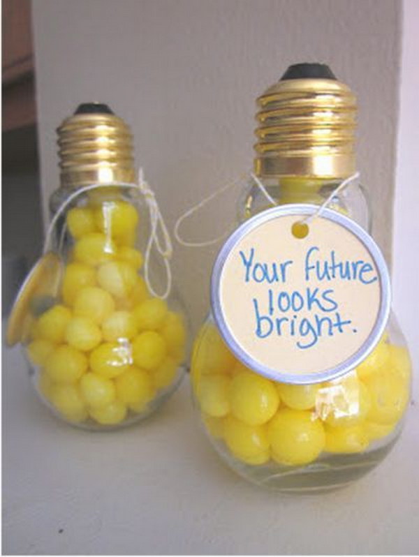 Graduation Party Favor Idea: For A Bright Future. 