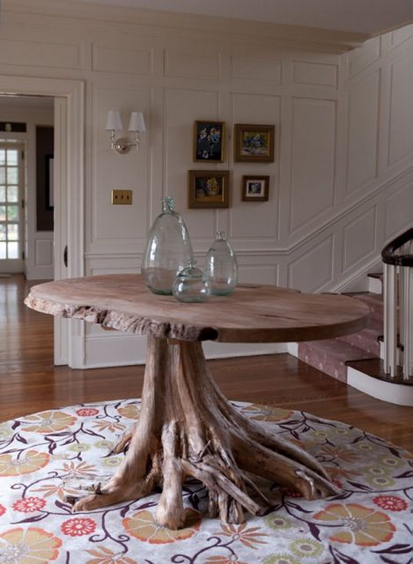 Groundwork Root Base Centerhall Table. 