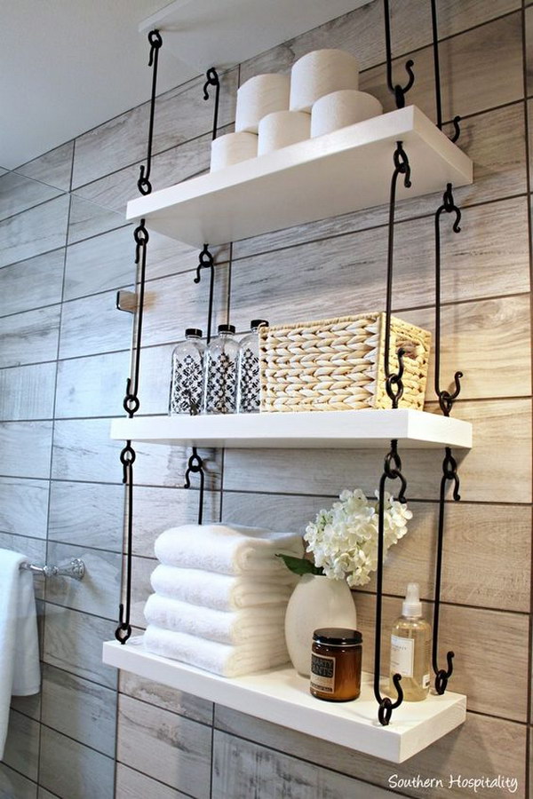 Over The Toilet Storage Ideas For Extra Space - Noted List