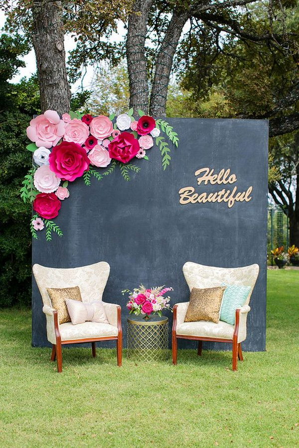 photo backdrop ideas