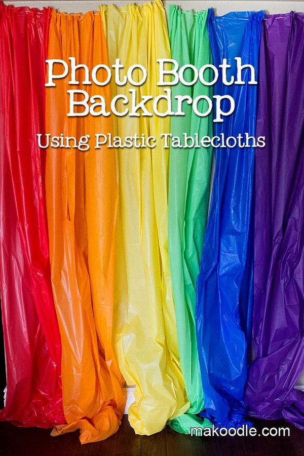 DIY Rainbow Photo Booth Tutorial 