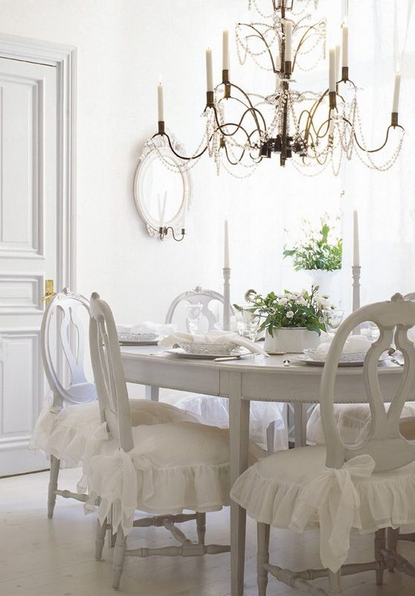 Delicate And Dainty Shabby Chic Table And Chairs. 