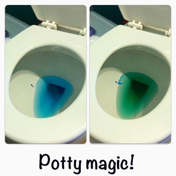 Make the process fun for motivating potty training success. 