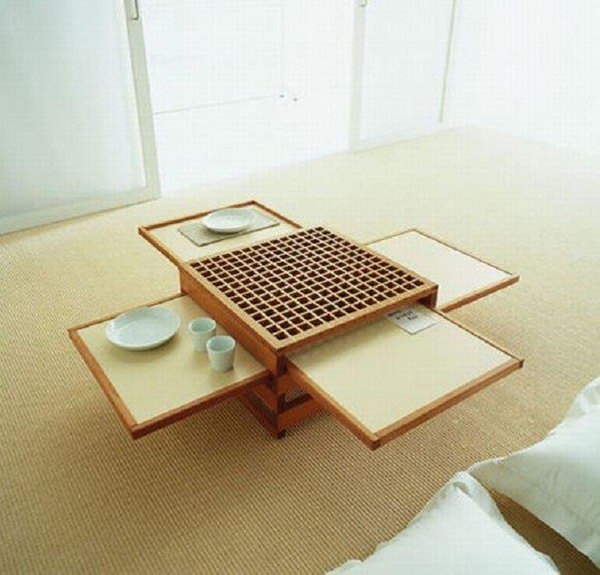 Japanese Compact Coffee Table 