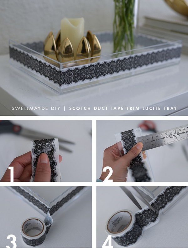 Update Your Room with This DIY Spring Lucite Trays 
