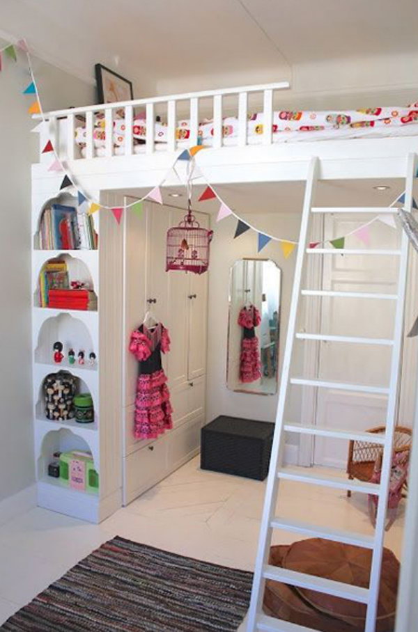 30 Cool Loft Beds For Small Rooms, Loft Bed Small Room Ideas