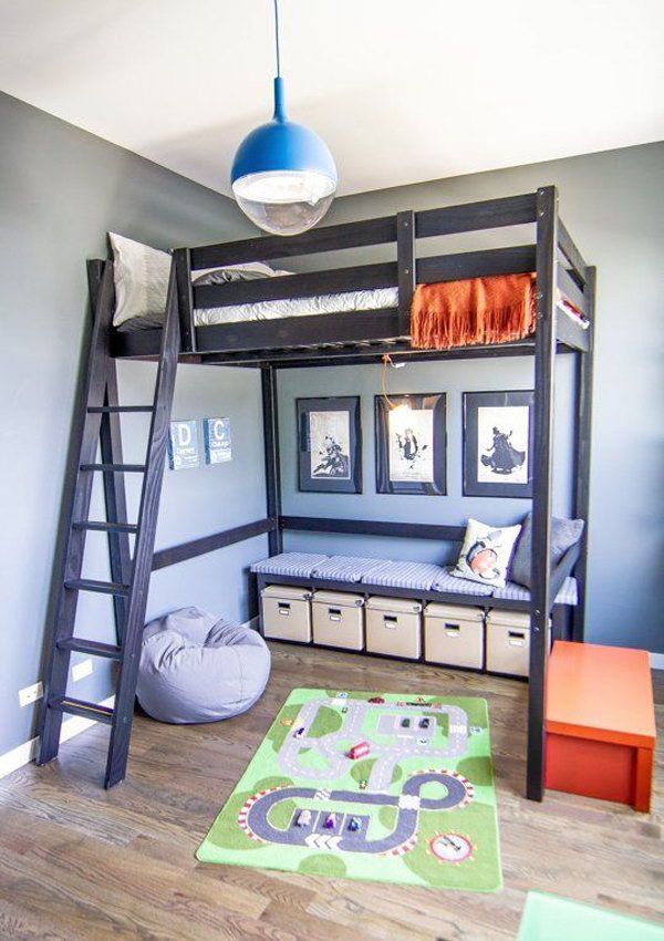 Loft Bed Idea For Kids 