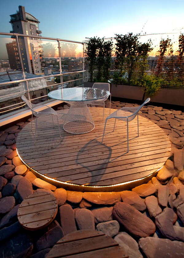 Amazing Stone Rock Roof Garden 