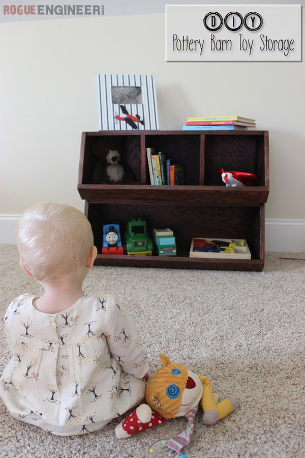 DIY Pottery Barn Toy Storage 