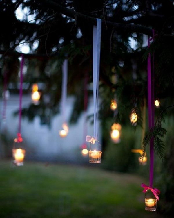 Hanging Tea Lights. 
