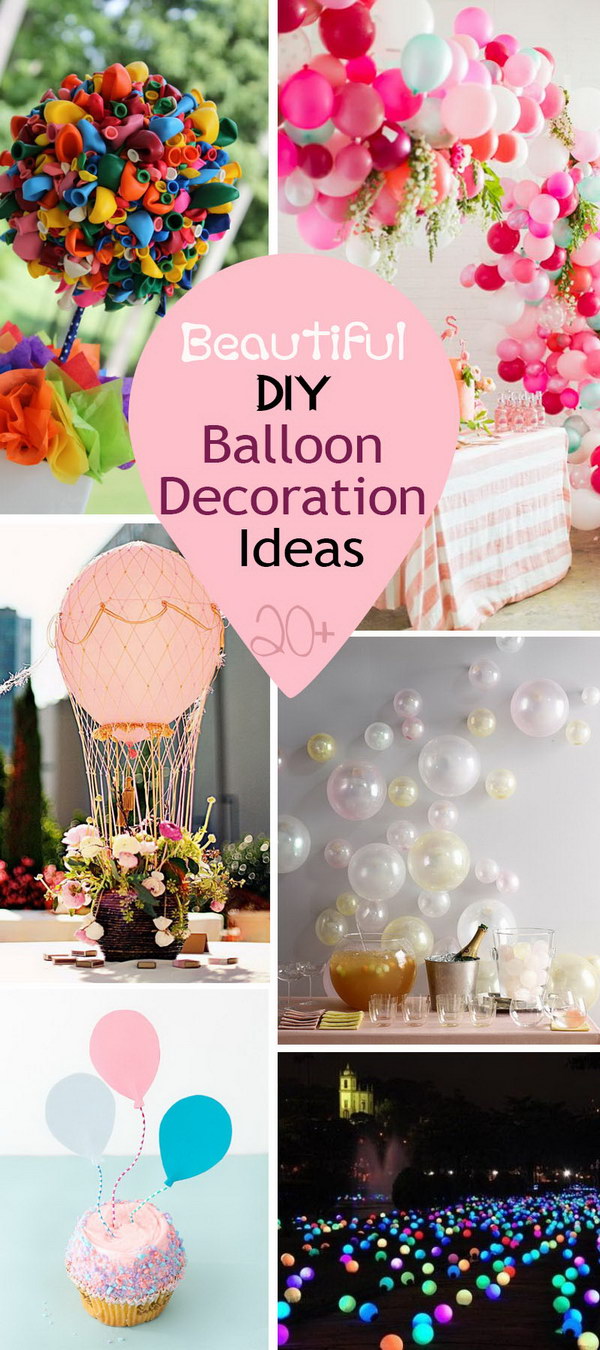 Beautiful DIY Balloon Decoration Ideas! 