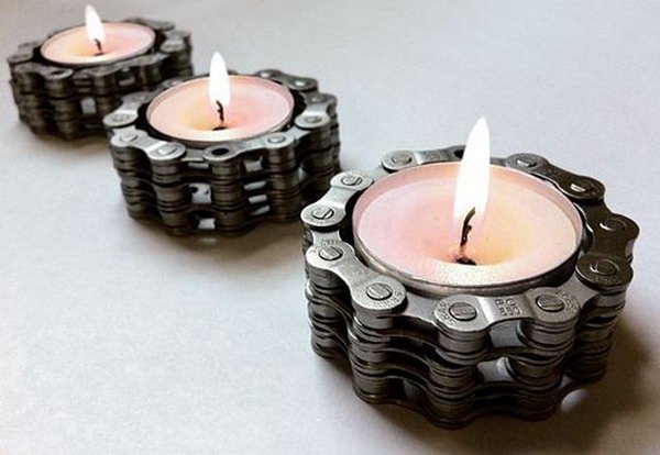 Bike Chains Candle Holder. See more 