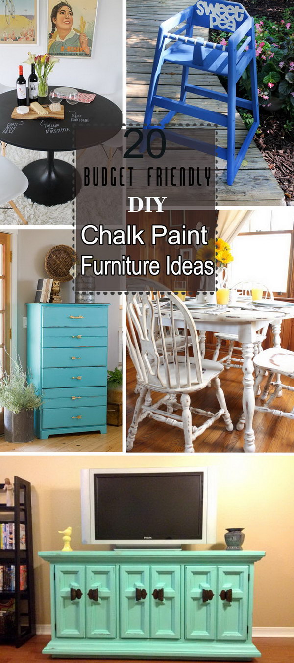 Lots of Budget Friendly DIY Chalk Paint Furniture Ideas! 