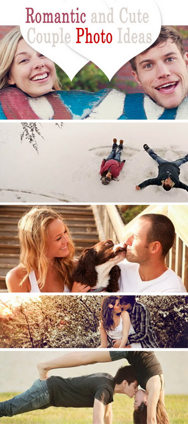 Romantic and Cute Couple Photo Ideas - Noted List