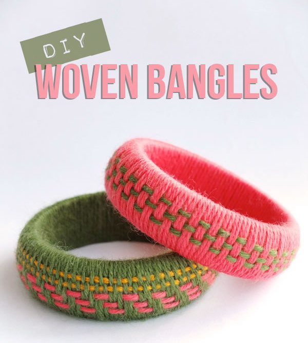 Woven Yarn Bangles 