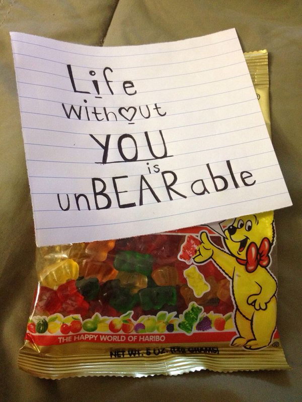 Life without You is Unbearable for Gummy Bears Lover 