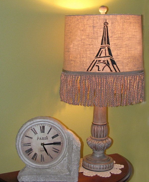 Paris Lampshade. Get the instructions 
