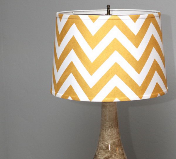 Chevron Lampshade. See the details 