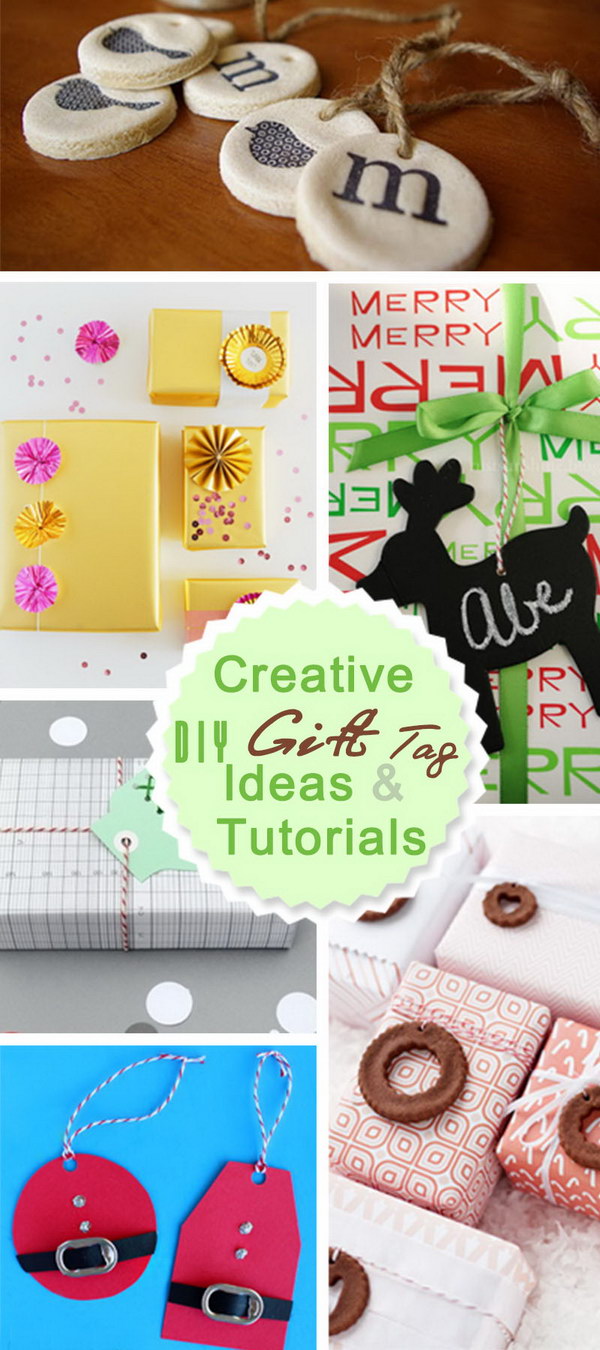 Creative DIY Gift Tag Ideas & Tutorials! 