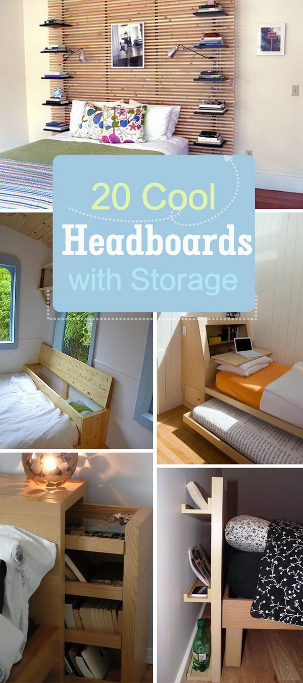 Cool Headboards with Storage! 
