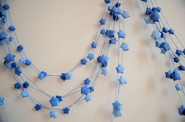 Paper Stars Garland. See more 