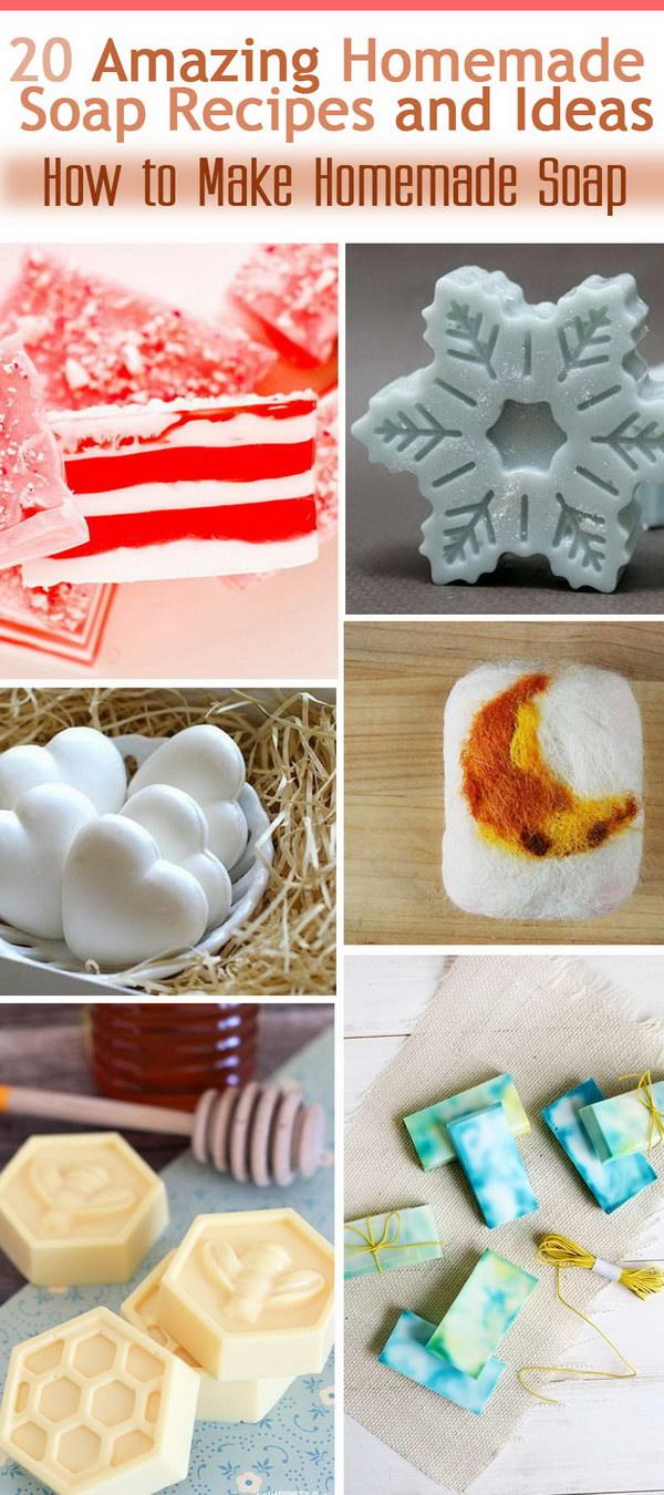 Great Homemade Soap Recipes and Ideas! 