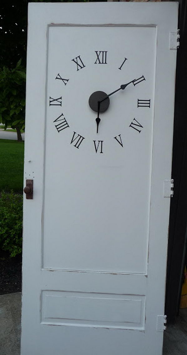 Old Door Clock. I absolutely love it, it looks awesome design. 