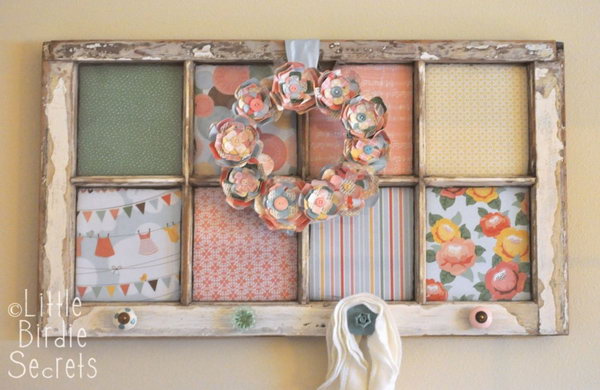Creatively Altered Window Frame! 