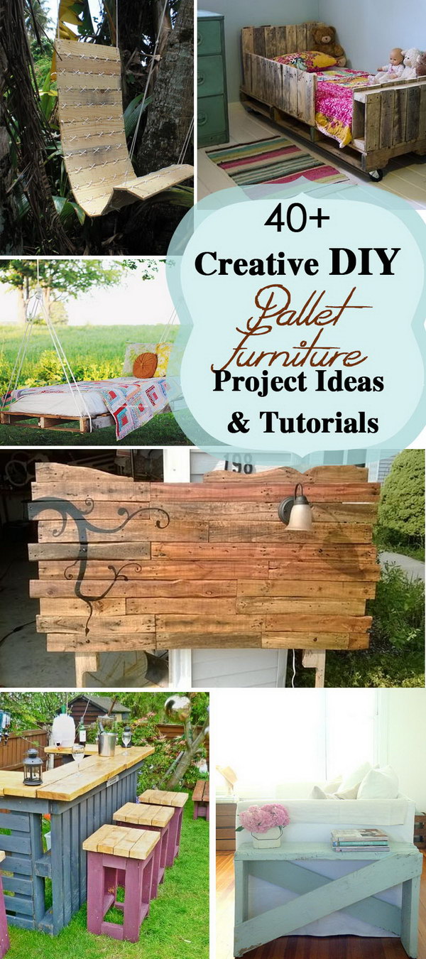 Creative DIY Pallet Furniture Project Ideas and Tutorials! 