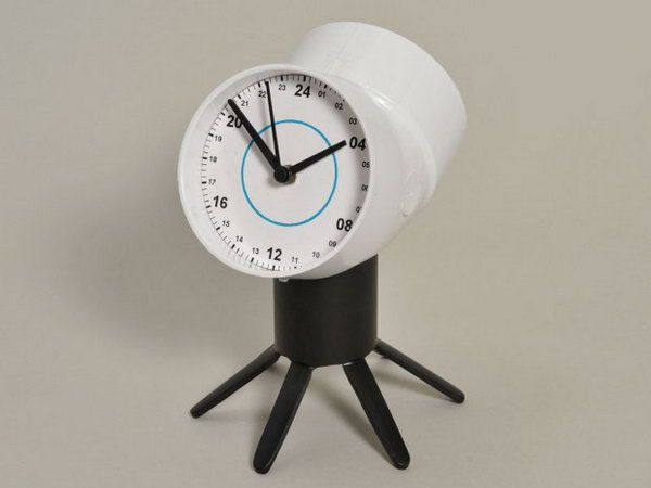 PVC Two Faced Clock. See the tutorial 
