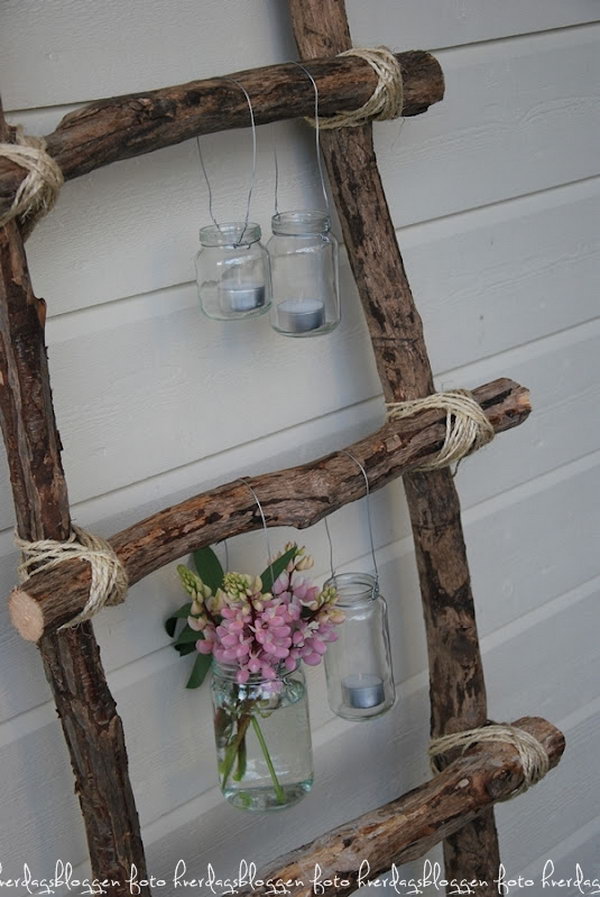 Shabby Ladder Decoration! Get the tutorial 