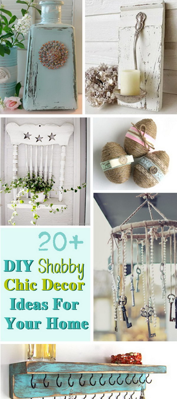 DIY Shabby Chic Decor Ideas For Your Home! 