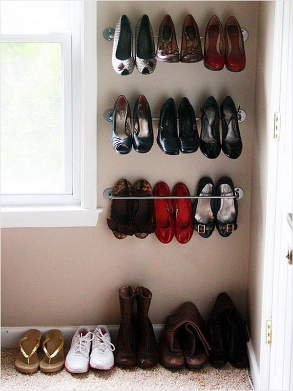 Towel Bar for Shoes Storage. 