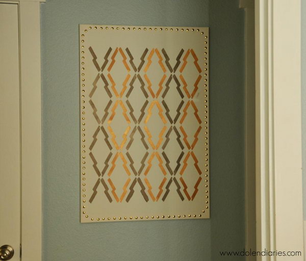 Arrow Print Stenciled Projects 