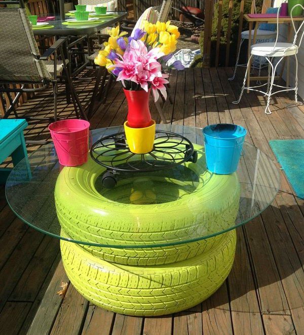 Garden Tire Table. See how 