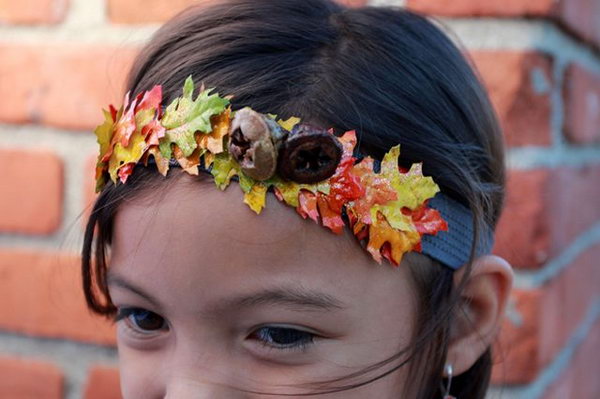 DIY Autumn Headbands. See the steps 
