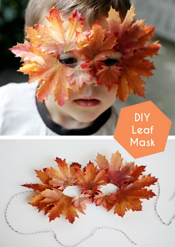 DIY Leaf Mask. Get the tutorial 