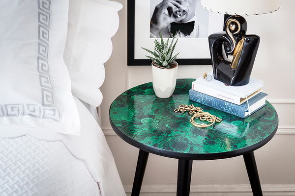 Malachite Tabletop. See how to create it 