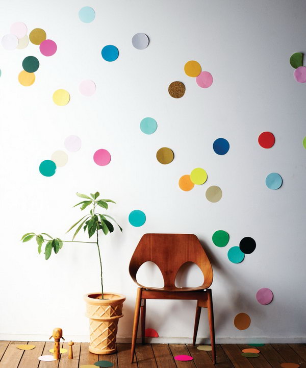 DIY Giant Confetti Wall. See how to make it 