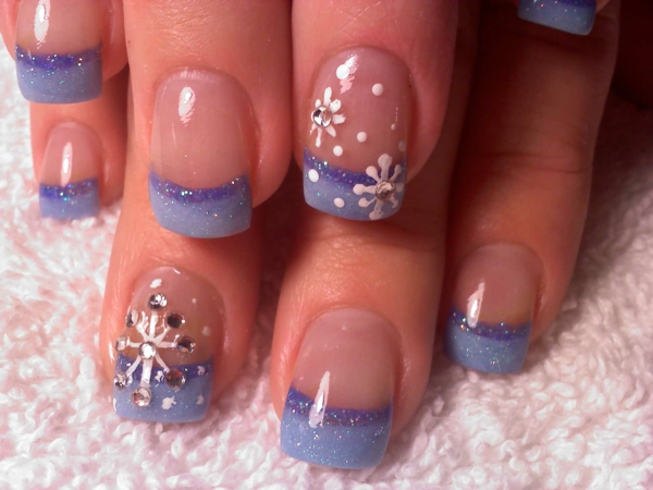 French Nails and Snow Maiden. 
