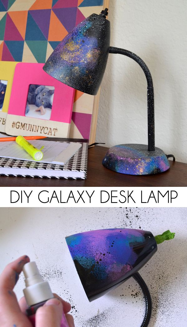 DIY Galaxy Desk Lamp. See more about this fun project 