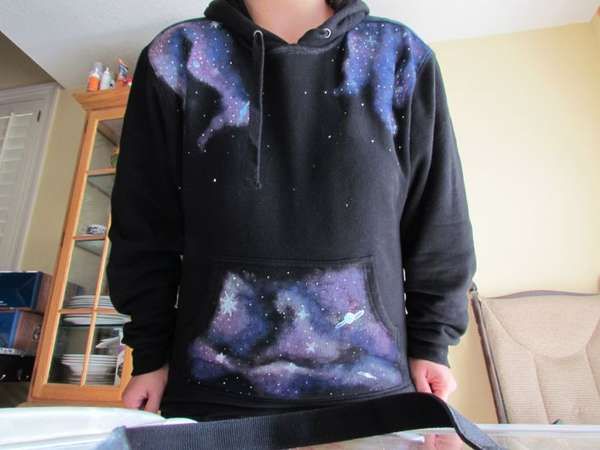 DIY Star Swirled Sweatshirts. Tutorial 