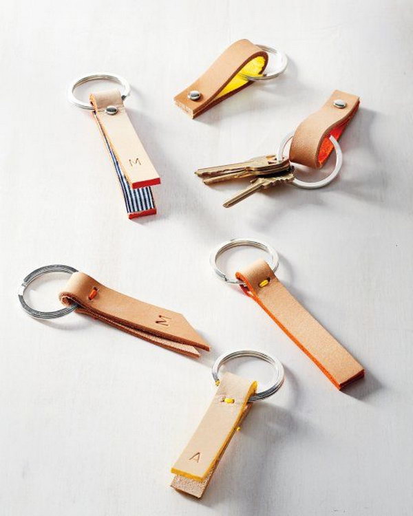 Leather Strap Key Fob. See more 