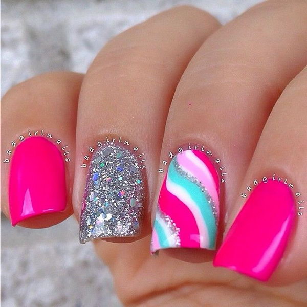 Pretty Neon Nail Art Designs for Your Inspiration 2022