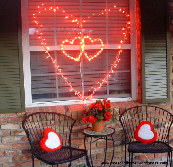 String Lights for Valentine’s Day Decoration. 