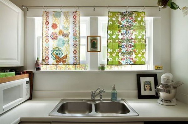 Tea Towel Curtains. See more details 